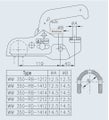 Winterhoff WW 350-RB/RD kuulakytkin (useita malleja)