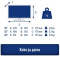alphatronics K Line K-19 W Smart LED-TV 19" (12V)