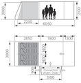 Dometic Rarotonga DA FTT 401 AIR (LH/RH) -vapaasti seisova ilmat&auml;ytteinen etuteltta