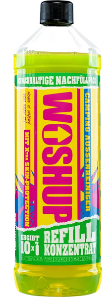 WOSHUP! Camping Cleaner Refill ulkopesutiiviste, 1 L