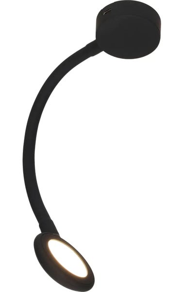 Haba Verona Flex LED lukuvalo kosketushimmentimell&auml;, musta
