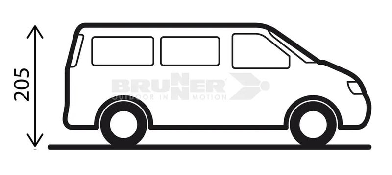 Brunner Comet -takaluukun teltta