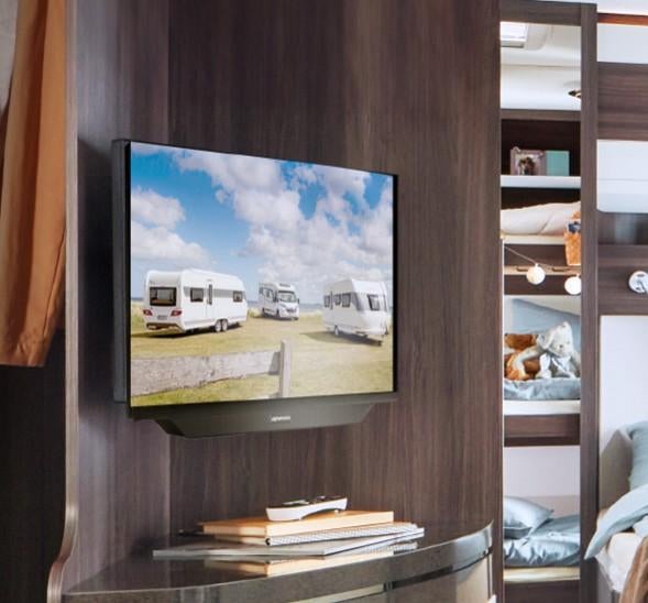 Tulevaisuuden televisiot jokaiseen matkailuajoneuvoon
