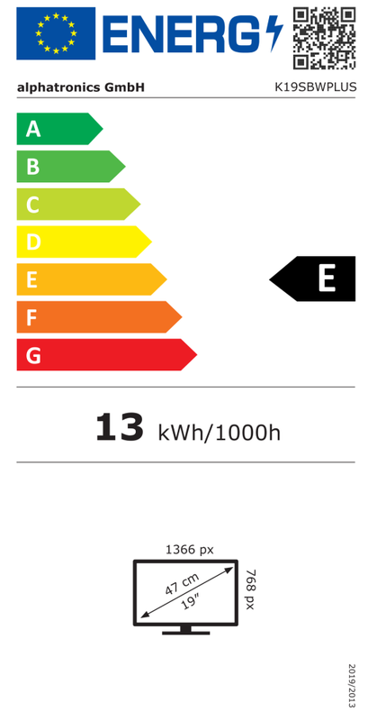 alphatronics K Line K-19 W Smart LED-TV 19" (12V)