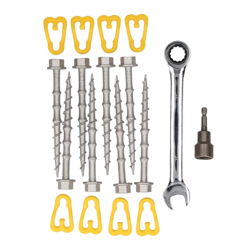 Haba Alu-Camp kierrett&auml;v&auml;t maakiilat 15 cm, 8 kpl