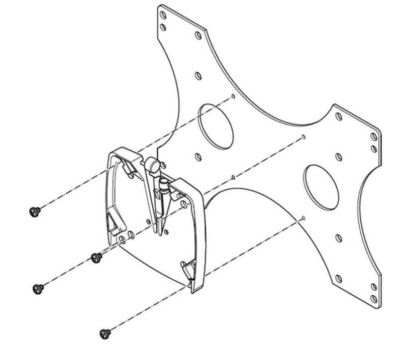Novus SKY 10N VESA-sovitin 26" televisiolle