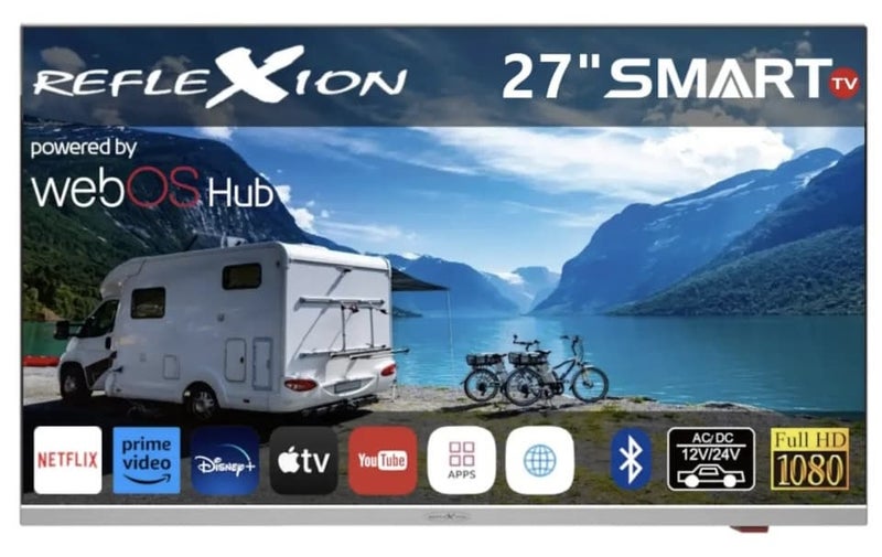 Reflexion LDDX27iBT Smart LED-TV DVD soittimella 27" (12/24V)