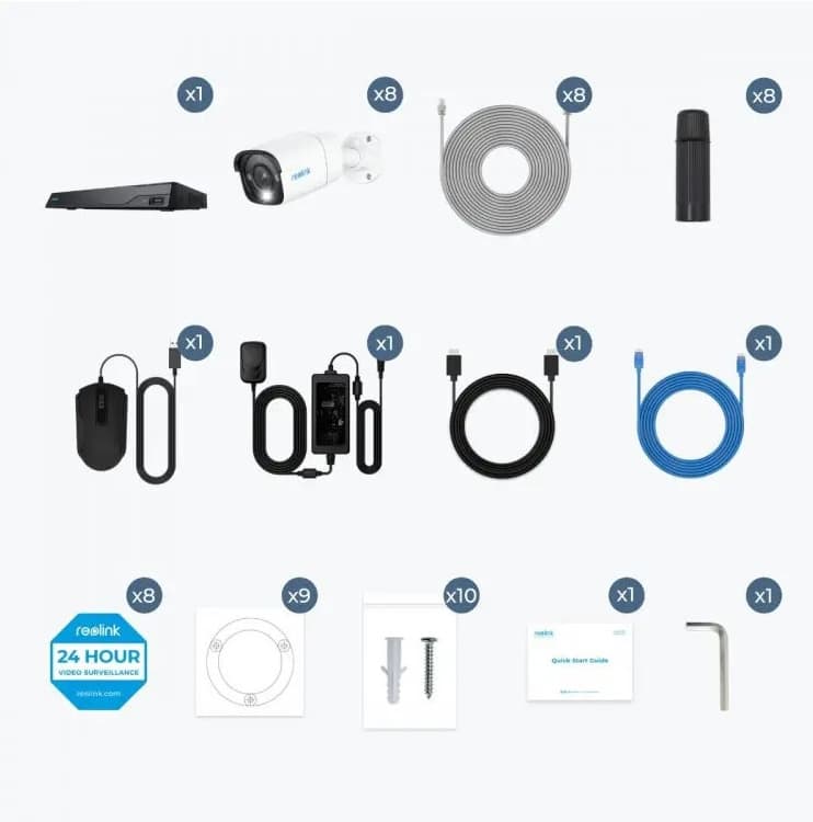 Reolink NVS16-8MB8 4K PoE - valvontaj&auml;rjestelm&auml;